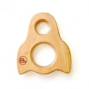 Bubba Chew Natural Beechwood Rocket Teether Toy