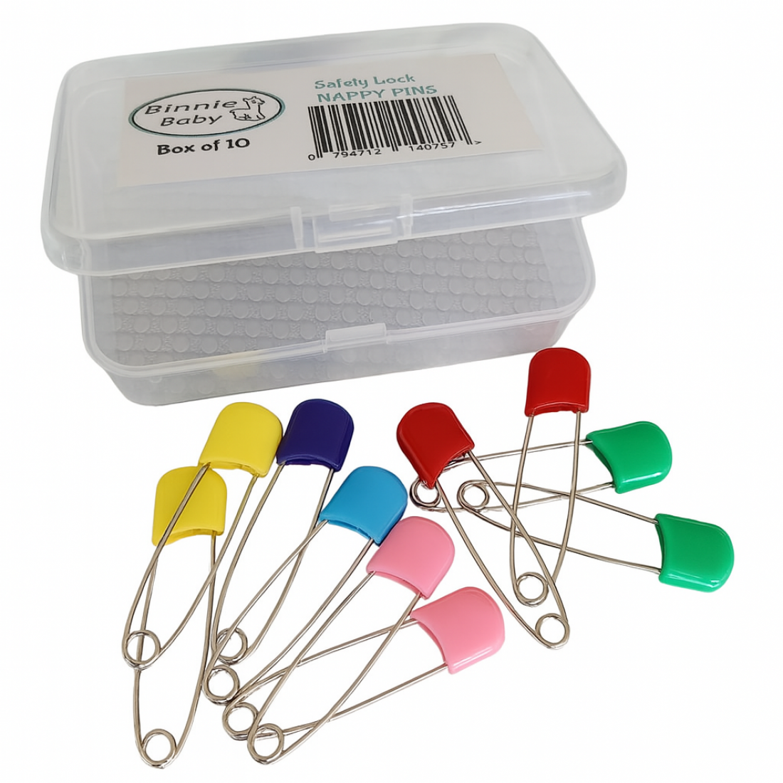 Nappy Pin With Safety Lock