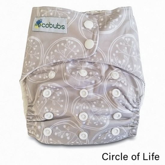 Ecobubs Essentials OSFM AI2 Nappy (with a hip snap)