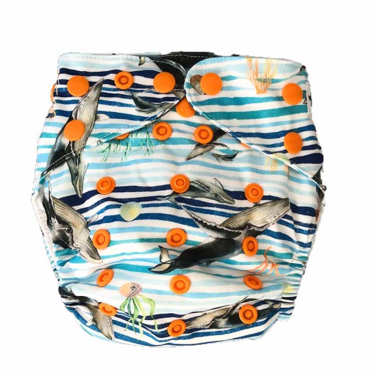 Fluffy Ducks OSFM Nappy (2-in-1 : AI2 snap-in and pocket) Fluffy Ducks OSFM Nappy (2-in-1 : AI2 snap-in and pocket)
