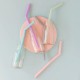 Silicone Straws - 5 Pack Plus Cleaning Brush