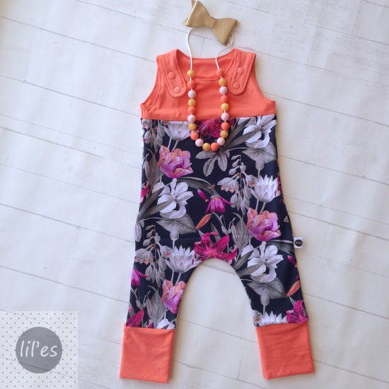 Lil'es On The Grow Romper - Viva Dusk (Organic)