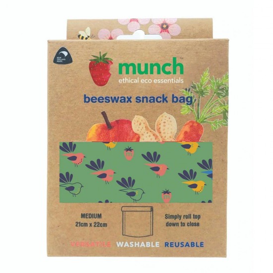 Munch Beeswax Snack Bag