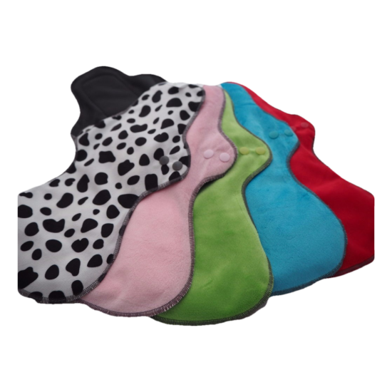 Bamboo & Minky Large Reusable Menstrual Pads