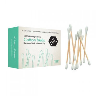 Nil Organic Bamboo Cotton Buds