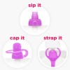 Sip n Silicone lid Purple/Red  + $9.50 